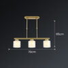 Nzmarket Modern Glass Globe Pendant Ceiling Light – Kitchen Island & Dining