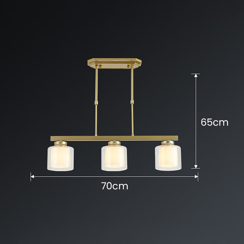 Nzmarket Modern Glass Globe Pendant Ceiling Light – Kitchen Island & Dining