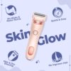 Nzmarket Portable Waterproof Electric Razor – Wet & Dry, Pink & Blue