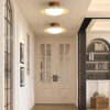 Nzmarket Vintage Acrylic Flush Mount Ceiling Light – 3-Colour Switch