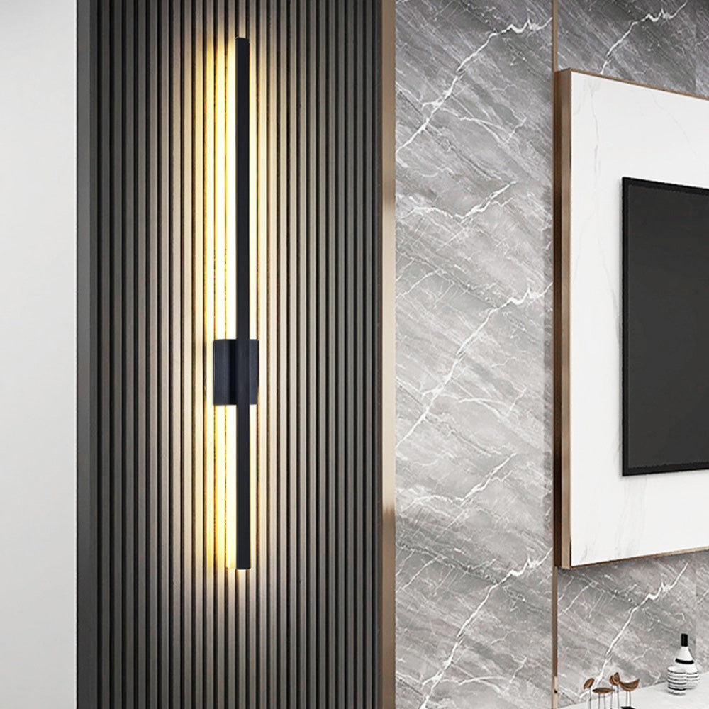 Nzmarket Long LED Wall Light – Matte Black, 4 Lengths up to 120cm