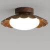 Nzmarket Vintage Acrylic Flush Mount Ceiling Light – 3-Colour Switch
