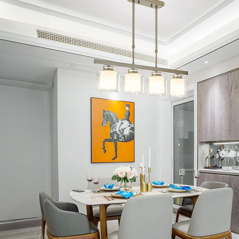 Nzmarket Modern Glass Globe Pendant Ceiling Light – Kitchen Island & Dining