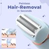 Nzmarket Portable Waterproof Electric Razor – Wet & Dry, Pink & Blue