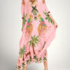 Sahara | Drop Shoulder Sleeve Coconut Tree Printed Dress