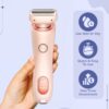 Nzmarket Portable Waterproof Electric Razor – Wet & Dry, Pink & Blue