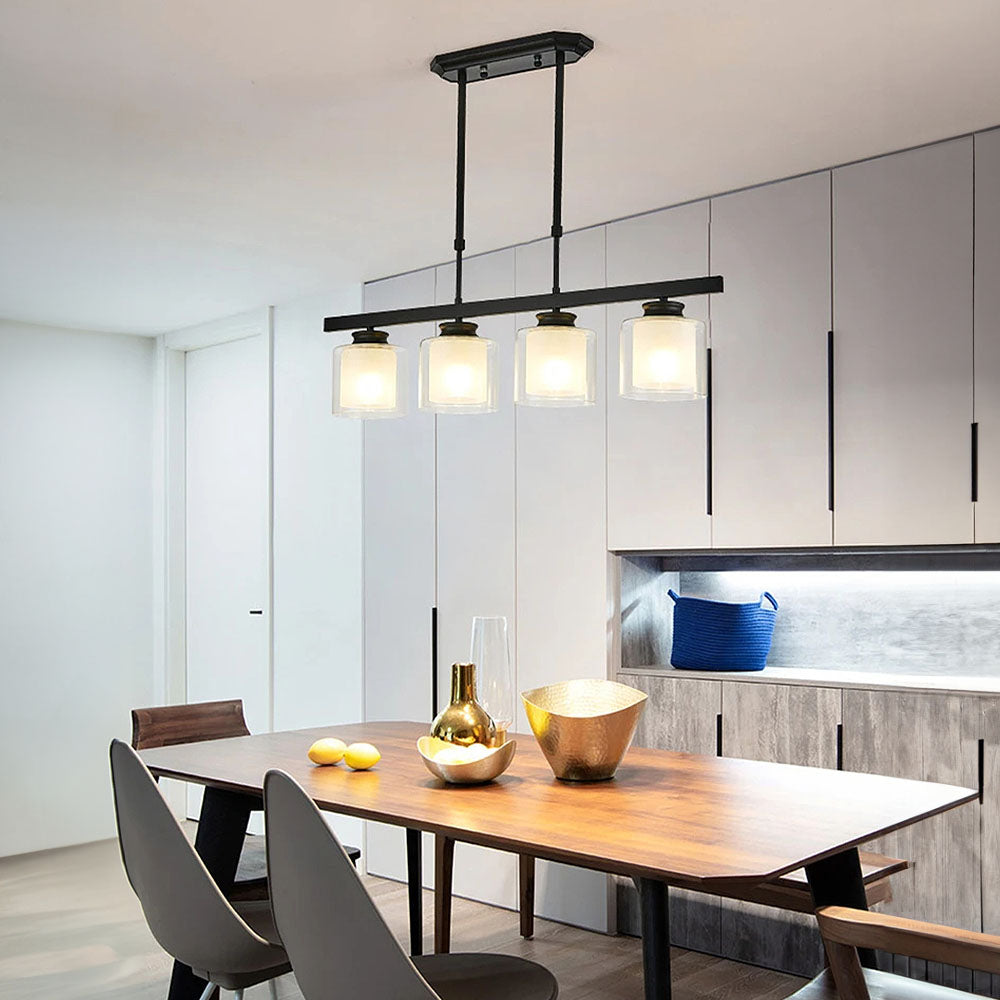 Nzmarket Modern Glass Globe Pendant Ceiling Light – Kitchen Island & Dining