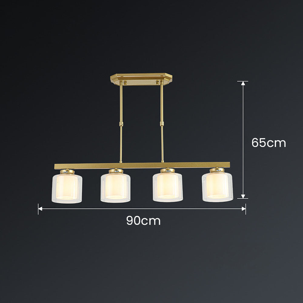 Nzmarket Modern Glass Globe Pendant Ceiling Light – Kitchen Island & Dining