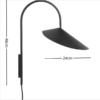 Nzmarket Modern Iron Petal Wall Light – Sculptural Shadow Art Design