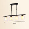 Nzmarket Modern Glass Globe Pendant Ceiling Light – Kitchen Island & Dining