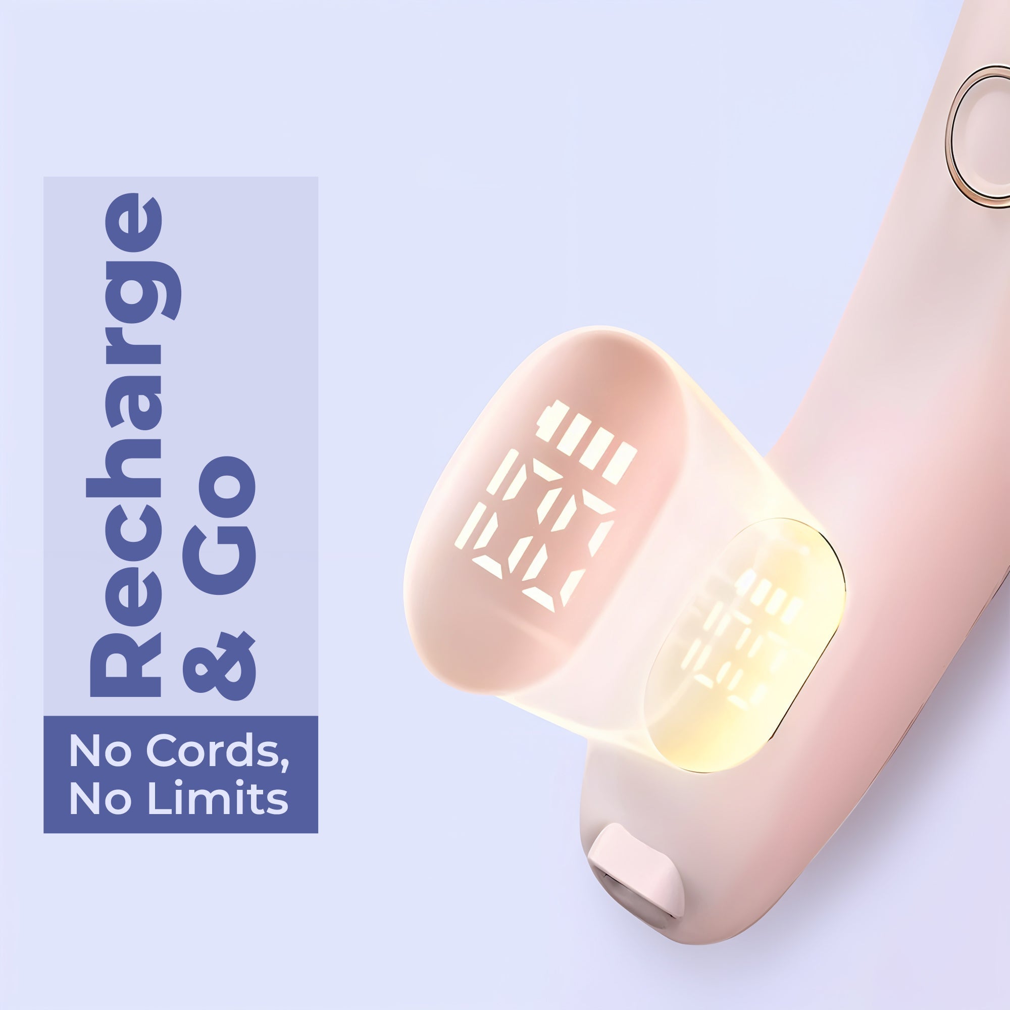 Nzmarket Portable Waterproof Electric Razor – Wet & Dry, Pink & Blue
