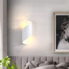 Nzmarket Minimalist Aluminium LED Wall Light – Warm White, Flush Mount