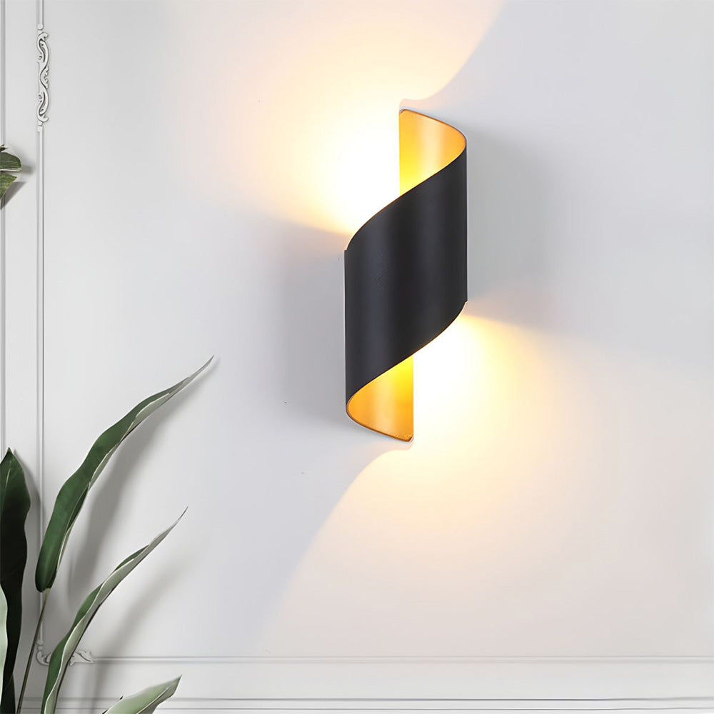 Nzmarket Minimalist Aluminium LED Wall Light – Warm White, Flush Mount
