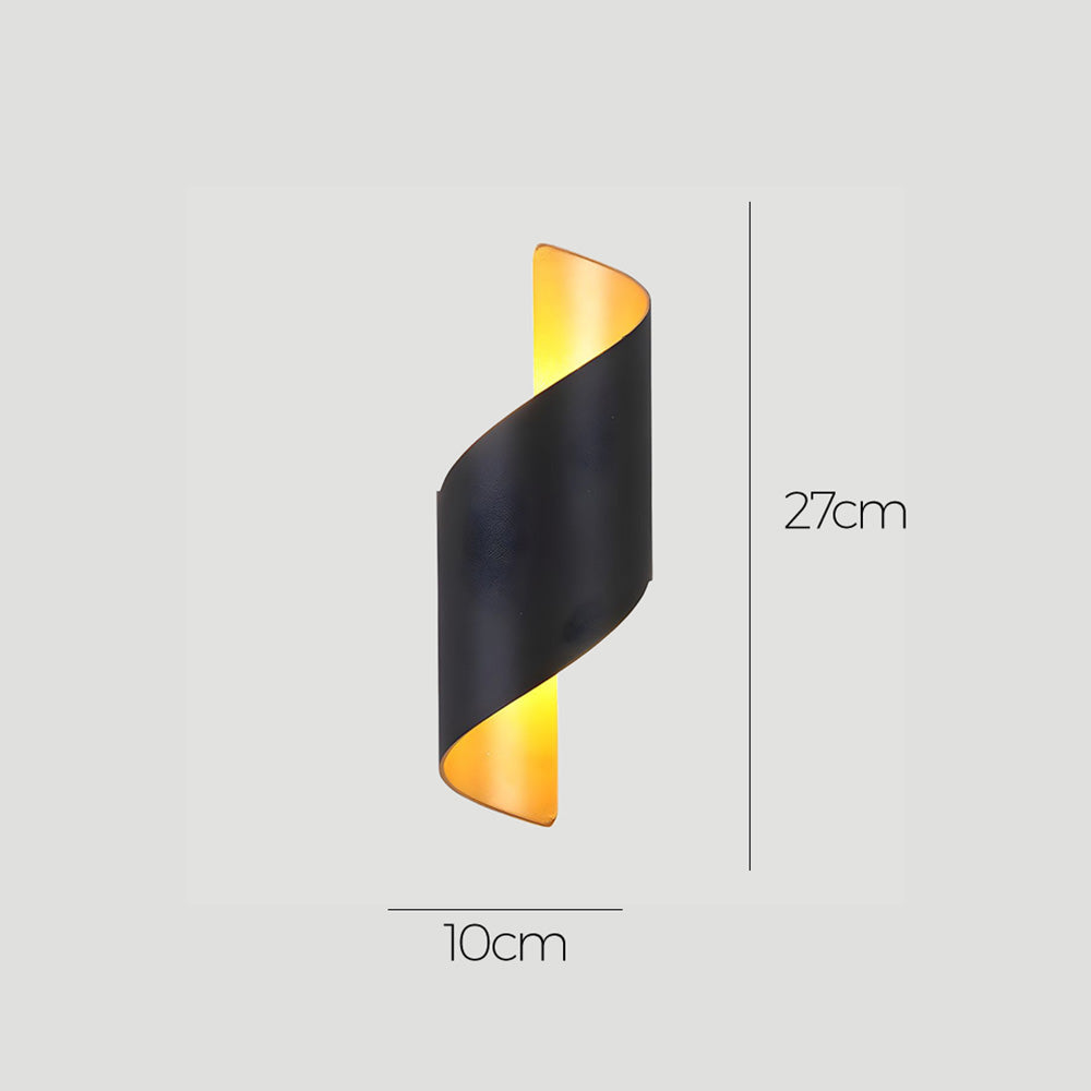 Nzmarket Minimalist Aluminium LED Wall Light – Warm White, Flush Mount