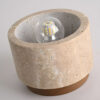 Nzmarket Wood Cylinder Flush Mount Ceiling Light – Natural & Walnut Finish