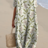 Floravia | Floral Flowy Lightweight Holiday Maxi Dress