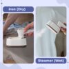 Nzmarket Portable Micro Steam Iron – Travel-Friendly, 30-Second Heat-Up
