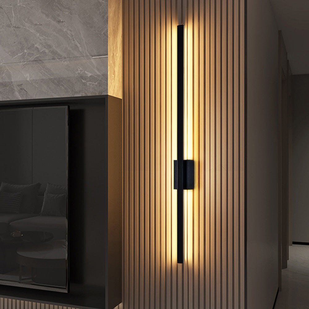 Nzmarket Long LED Wall Light – Matte Black, 4 Lengths up to 120cm