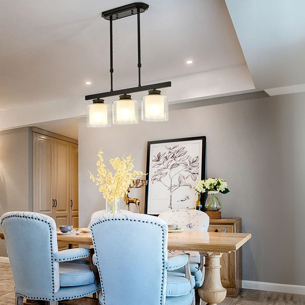 Nzmarket Modern Glass Globe Pendant Ceiling Light – Kitchen Island & Dining