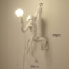 Nzmarket Quirky Resin Monkey Wall Light Sconce – Unique Statement Piece