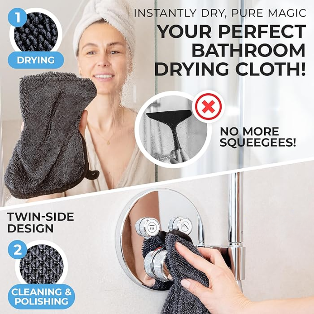 Nzmarket Super-Absorbent Microfibre Cleaning Towels – 2 Pack
