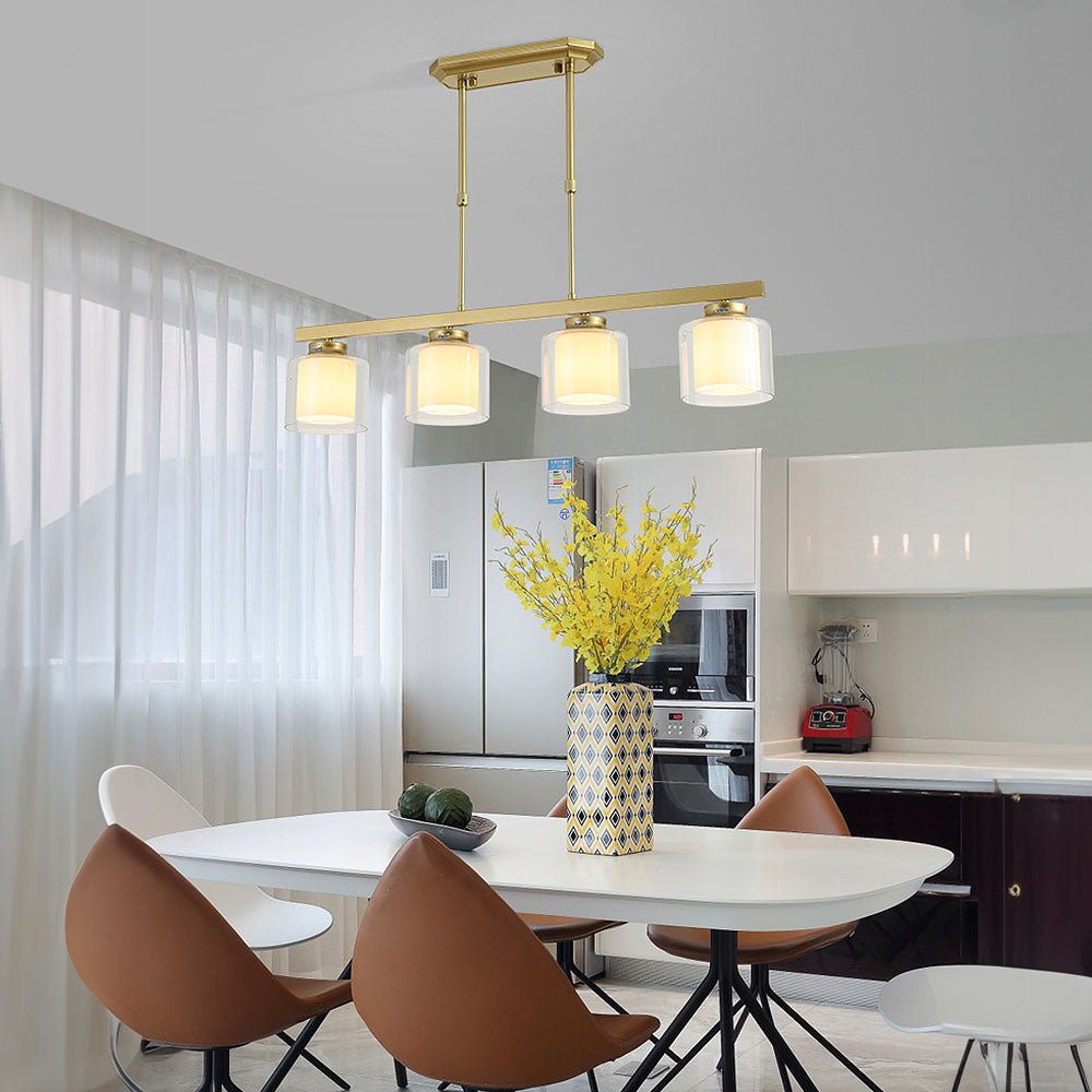 Nzmarket Modern Glass Globe Pendant Ceiling Light – Kitchen Island & Dining