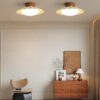 Nzmarket Vintage Acrylic Flush Mount Ceiling Light – 3-Colour Switch