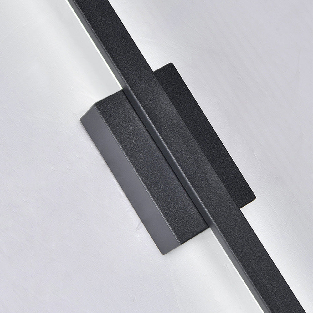 Nzmarket Long LED Wall Light – Matte Black, 4 Lengths up to 120cm