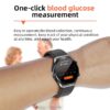 HealthSync Smartwatch - One-Click Blood Sugar, Blood Pressure, Heart Monitoring and More