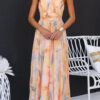 Halter | Maxi Dress with Print