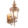 Nzmarket Vintage Outdoor Glass Wall Lantern – Aluminium & Glass