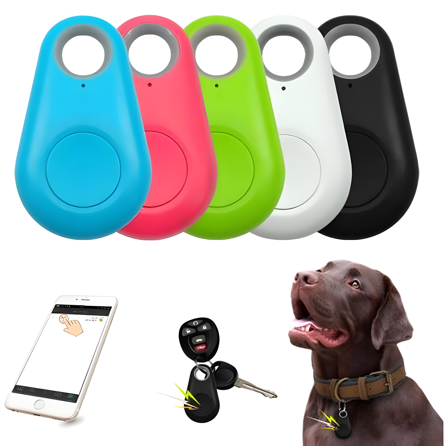 Nzmarket Mini Waterproof Pet GPS Tracker – Real-Time Location