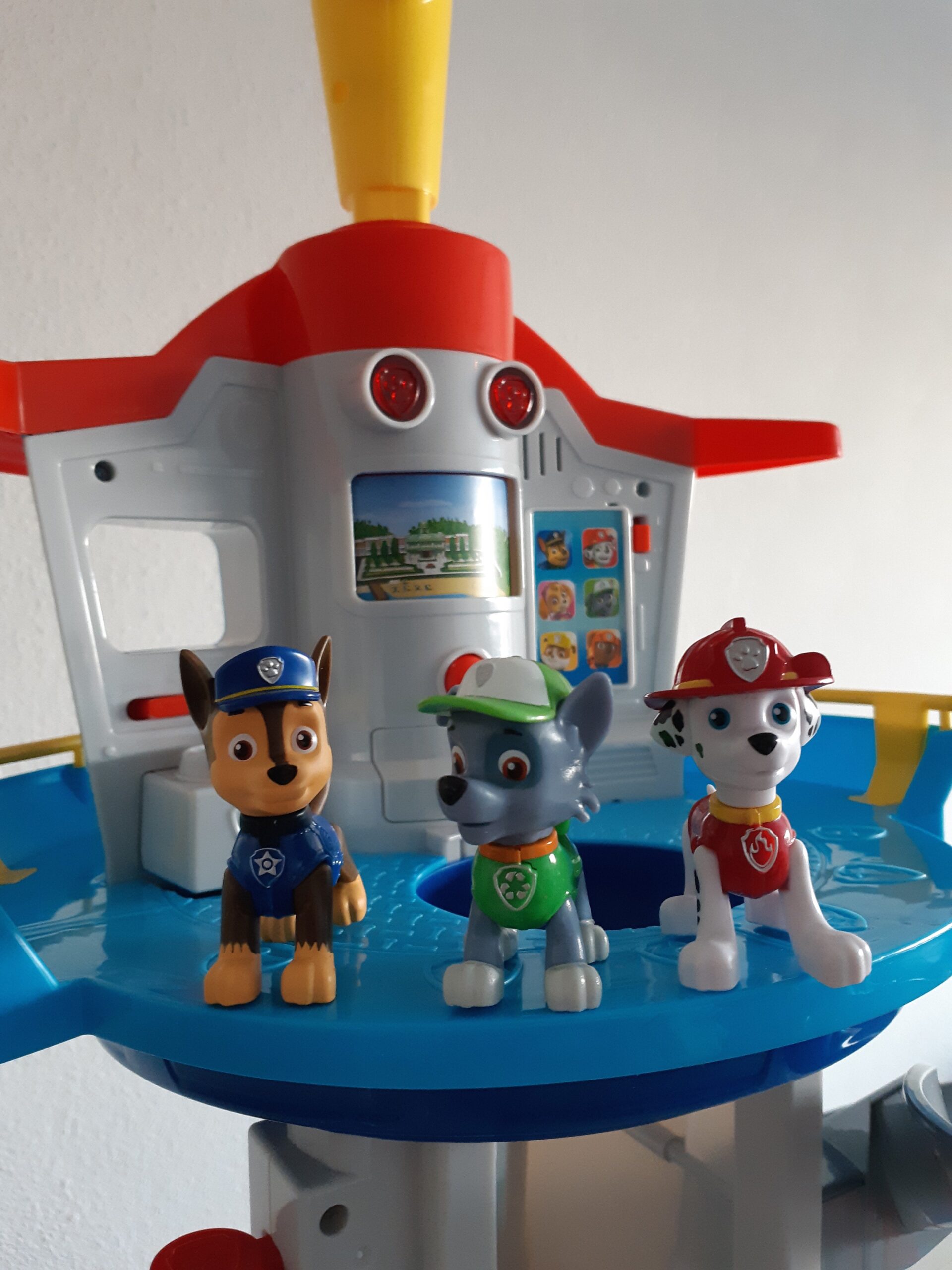 Nzmarket Lookout Tower Playset with Slide Car Ramp and Race Track Toy