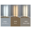 Nzmarket Slim LED Corner Floor Lamp – Adjustable Brightness, Warm White