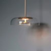 Nzmarket Modern Glass LED Pendant Ceiling Lamp – Warm Focused Light