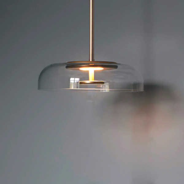Nzmarket Modern Glass LED Pendant Ceiling Lamp – Warm Focused Light