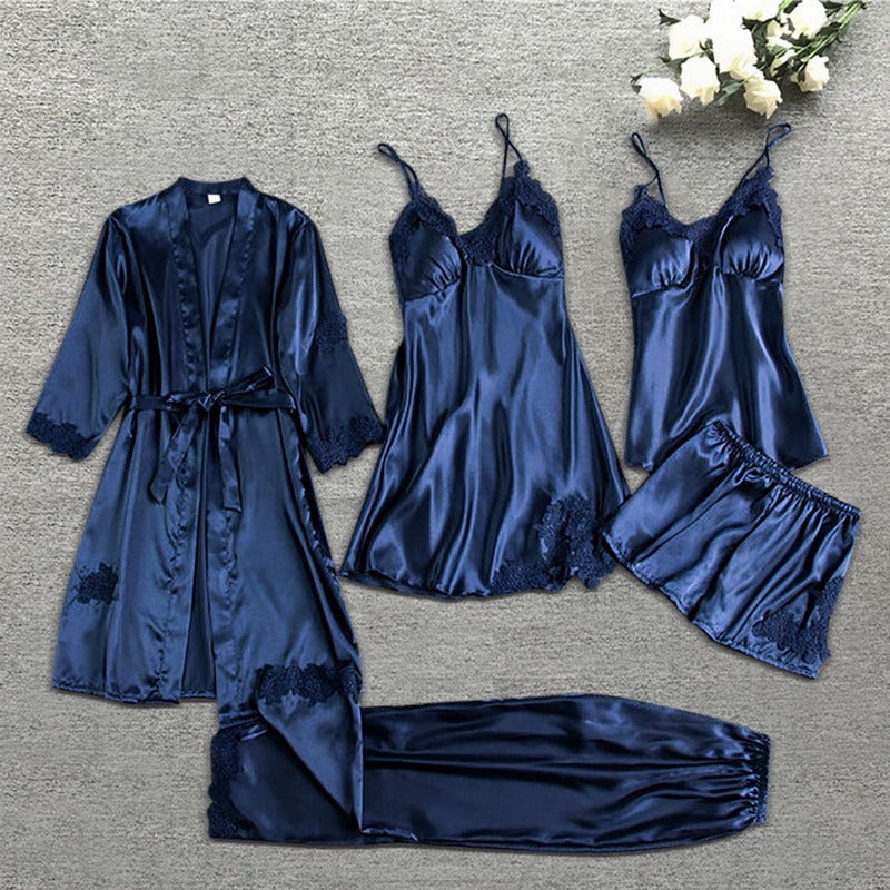 Iris - Sophisticated Satin Pyjama Set for Women