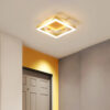 Nzmarket Gold LED Flush Mount Ceiling Light – Round & Square, Warm & 3-Colour