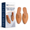 Elegant hand-woven leather slippers for women - Clara