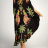 Sahara | Drop Shoulder Sleeve Coconut Tree Printed Dress
