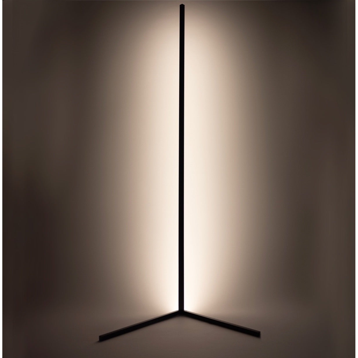 Nzmarket Slim LED Corner Floor Lamp – Adjustable Brightness, Warm White