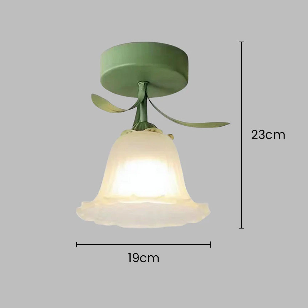 Nzmarket Floral Artistic Glass Ceiling Light – Style A & B, Single or Multi-Pack