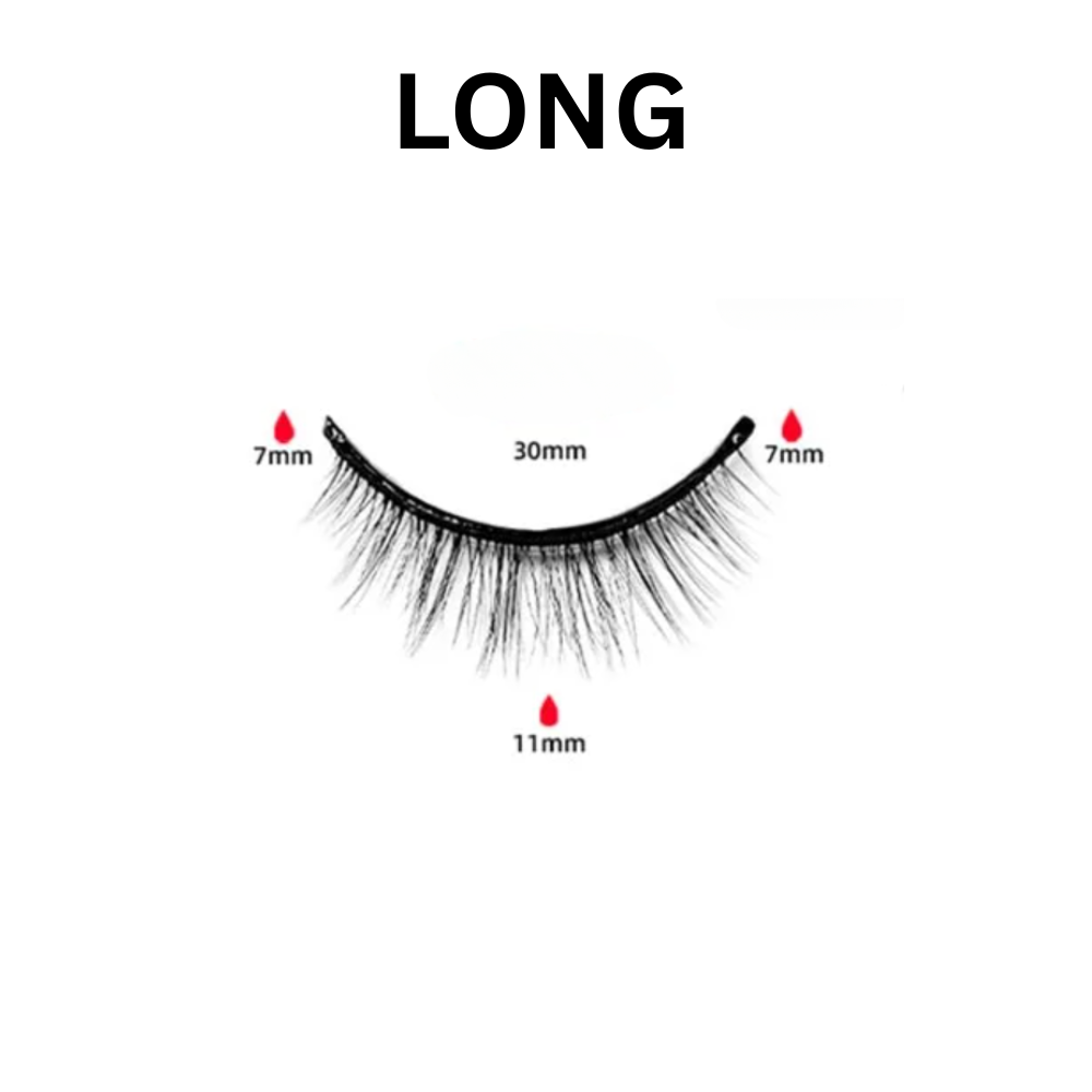 Nzmarket Reusable Self-Adhesive Eyelashes – No Glue, 3-Second Application