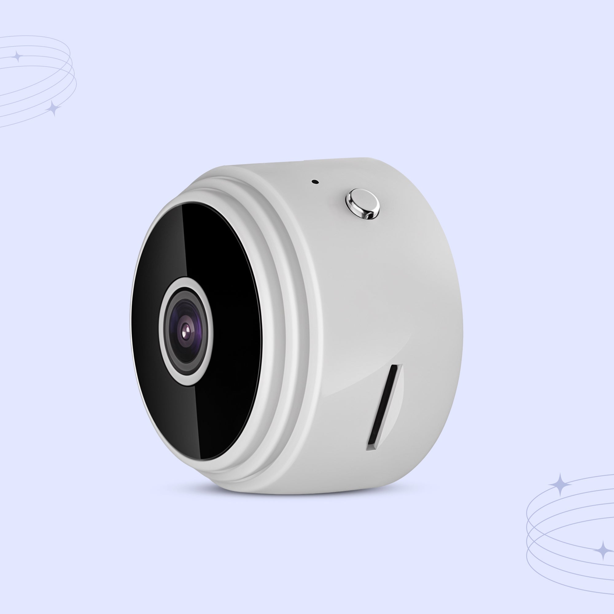Nzmarket Wireless Indoor HD Security Camera – Night Vision, Motion Alerts