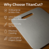 Titanium Cutting Board - Durable, Hygienic & Scratch-Resistant
