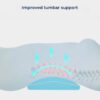 SleepAlign Lumbar Support Pillow for Sleeping