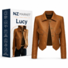 Lucy - Vintage-Inspired Leather Jacket