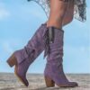 Mara - Genuine Leather Cowboy Boots