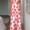 Patricia | Ruffle Floral Print Maxi Dress