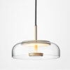 Nzmarket Modern Glass LED Pendant Ceiling Lamp – Warm Focused Light